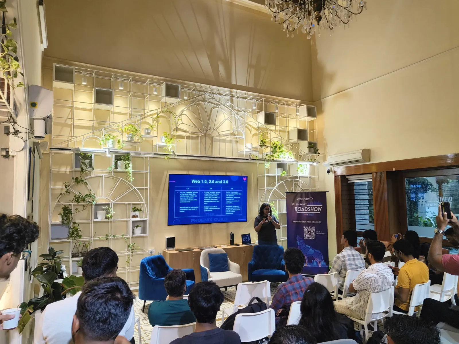 A Starknet Roadshow session in Bengaluru