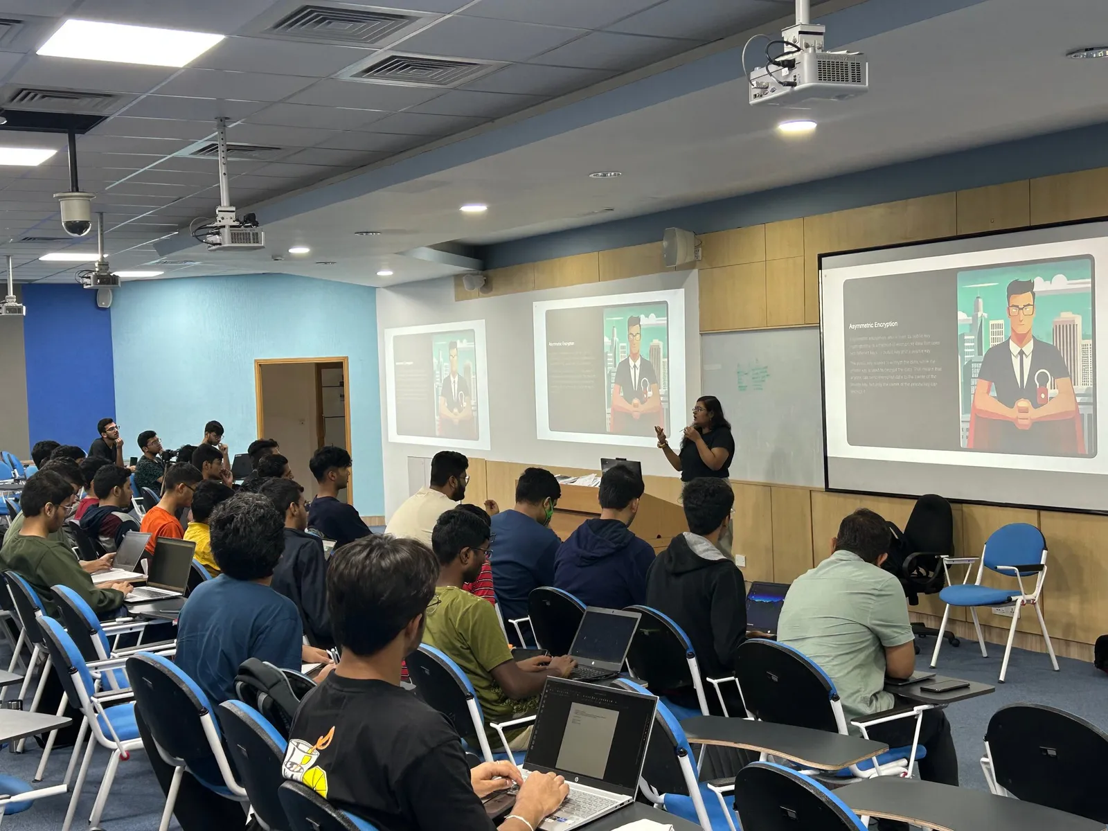 Students at the TPG Web3 Bootcamp at IIIT Bangalore