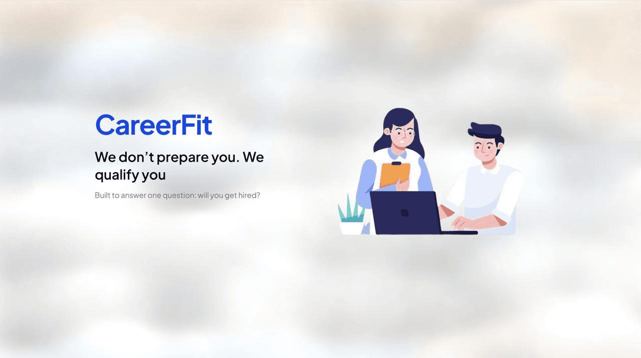 CareerFit - AI resume analyzer calculating hire probability and skill gaps vs market demand. Achieved 100+ users